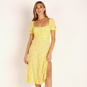 Faithfull the Brand Evelyn Midi Dress La Fica Floral size Medium